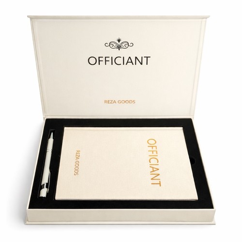 Wedding officiant book with - book,