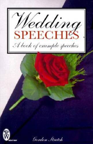 Wedding speeches book of - a,