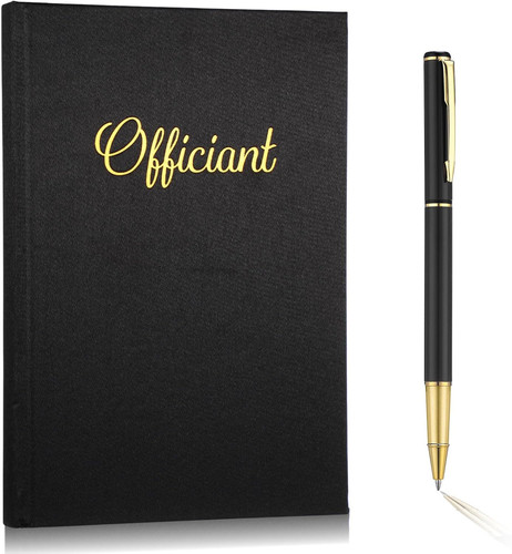 Wedding officiant book with - wedding,