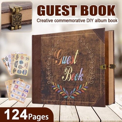124 pages wedding guest book - 124,