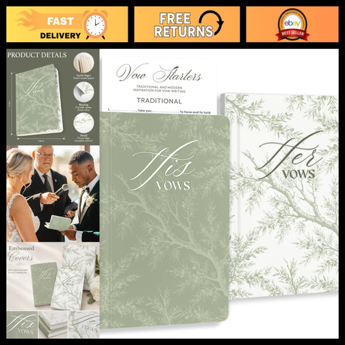 Set wedding vow books - set, of