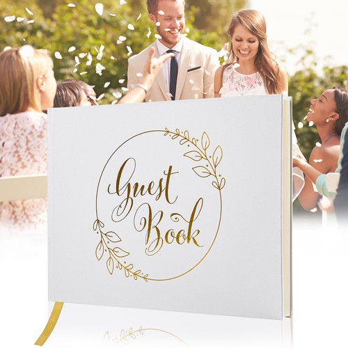 Wedding guest book - sign, in