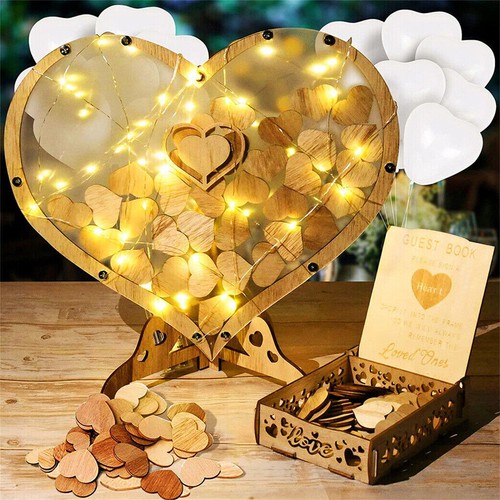 Elegant wooden wedding guest - wedding,