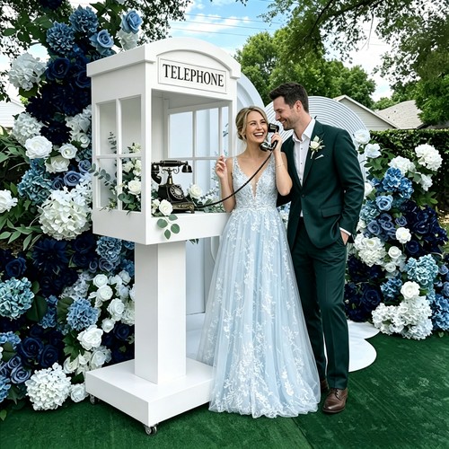 Audio guest book stand phone - audio,